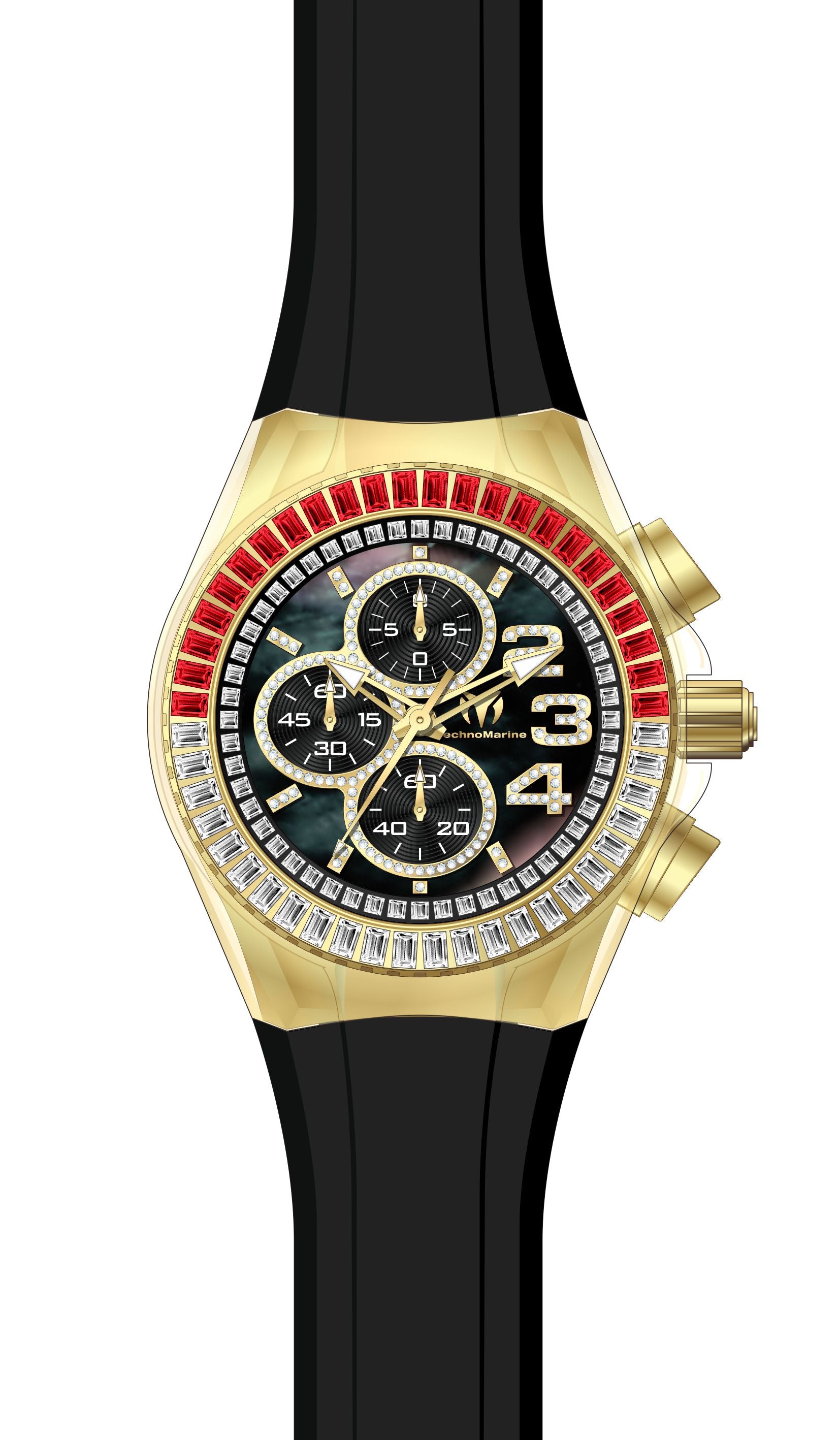 Band for Technomarine Cruise Glitz TM-121032