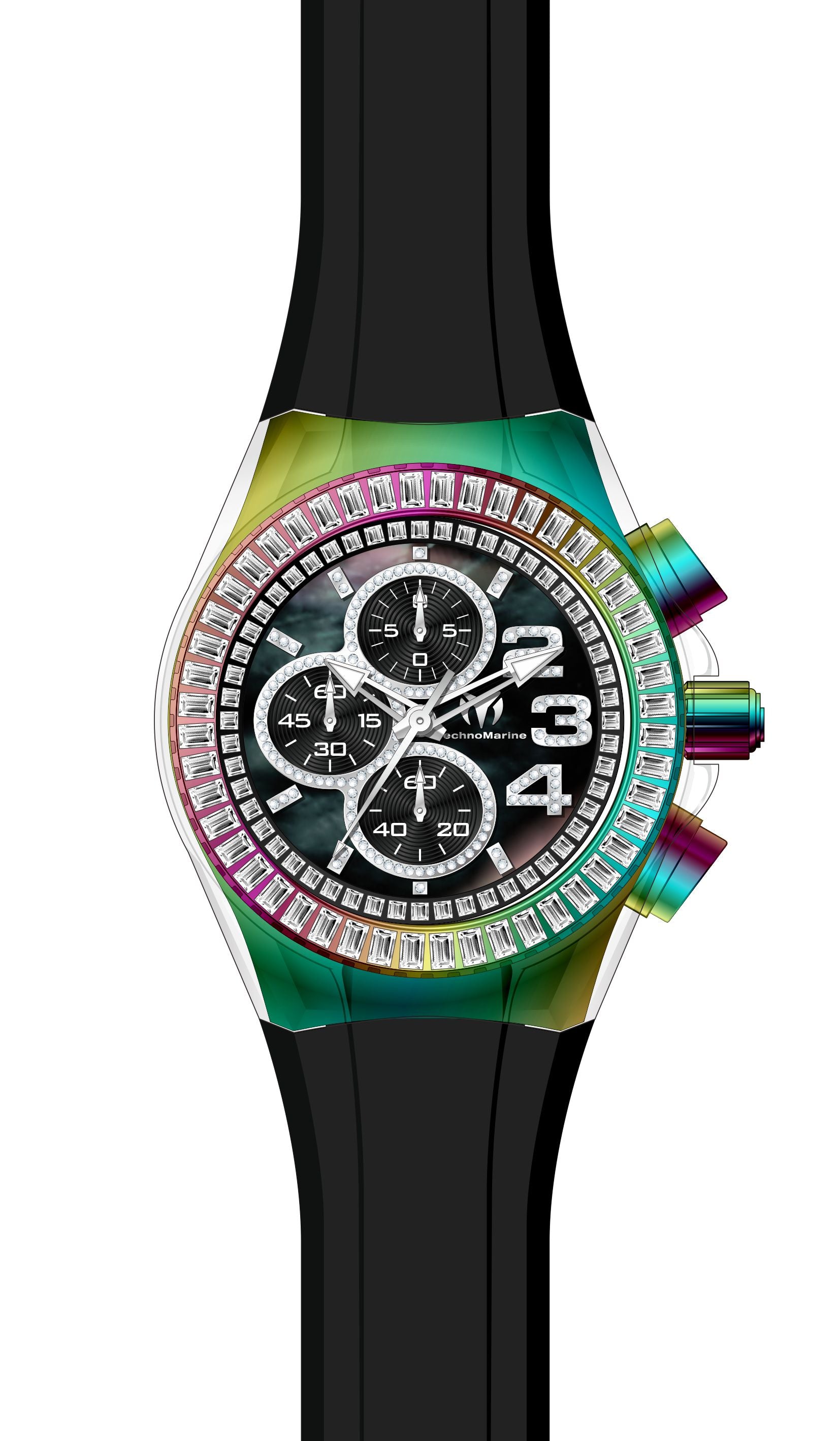 Band for Technomarine Cruise Glitz TM-121033