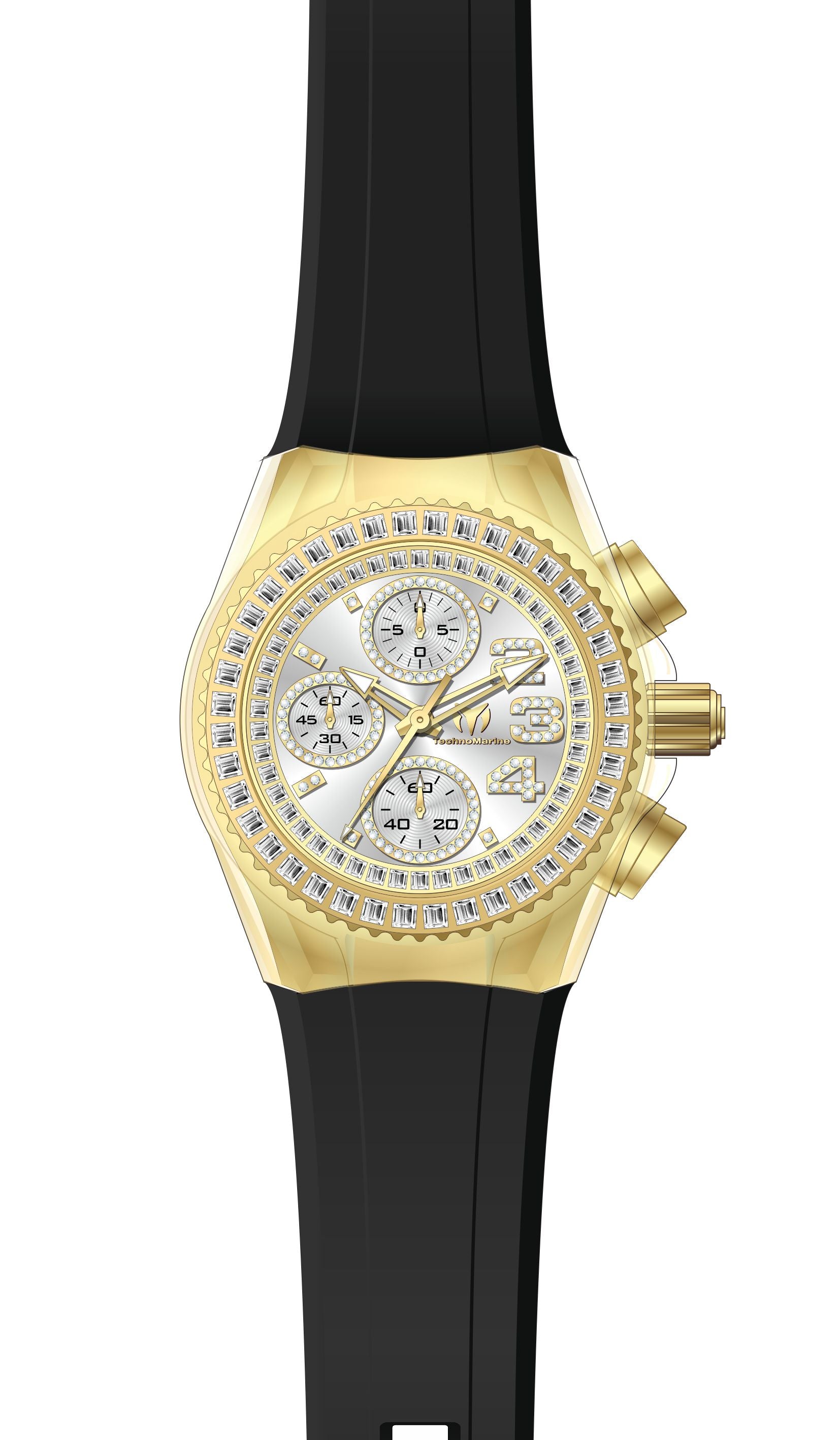 Band for Technomarine Cruise Glitz TM-121043