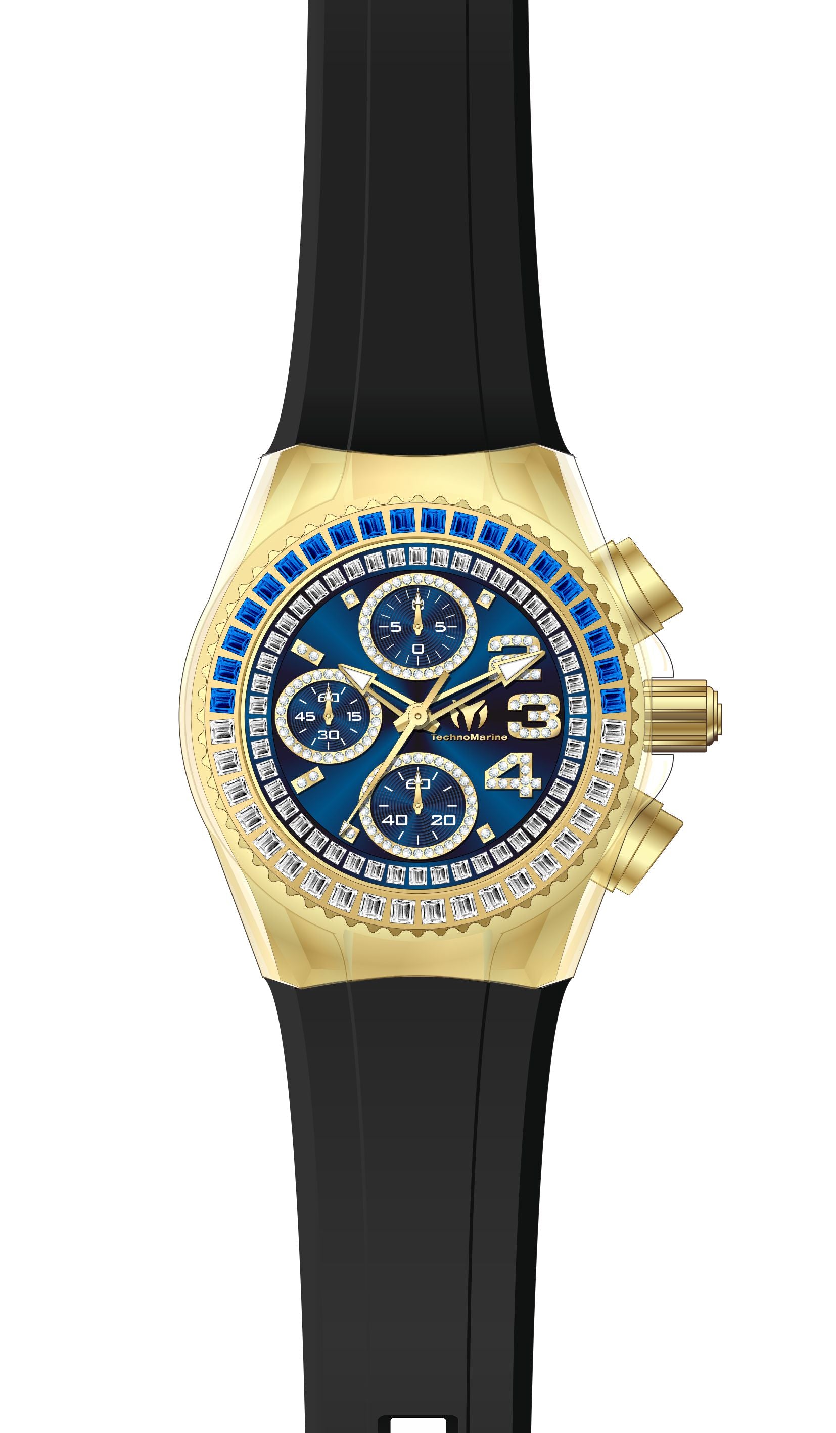 Band for Technomarine Cruise Glitz TM-121049