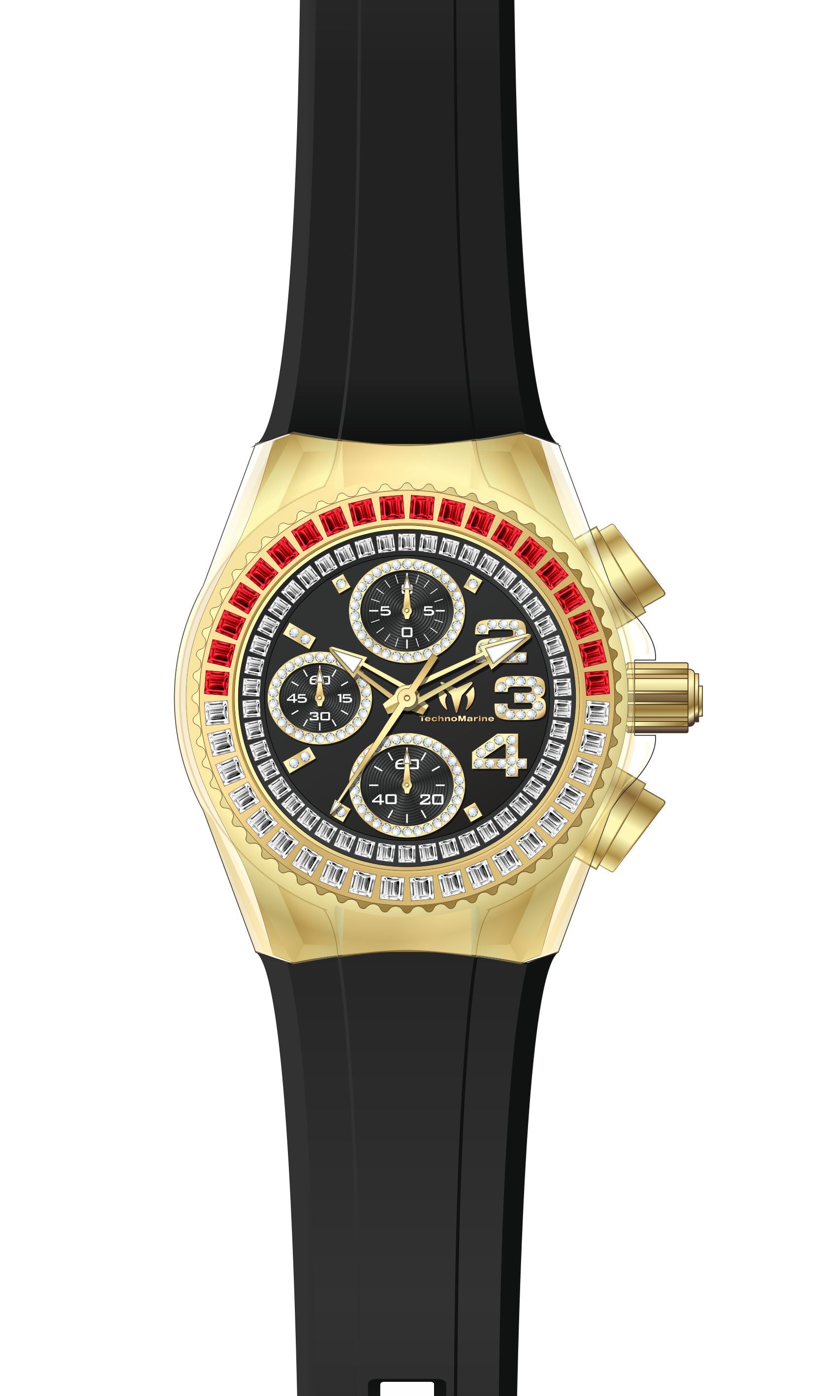 Band for Technomarine Cruise Glitz TM-121050