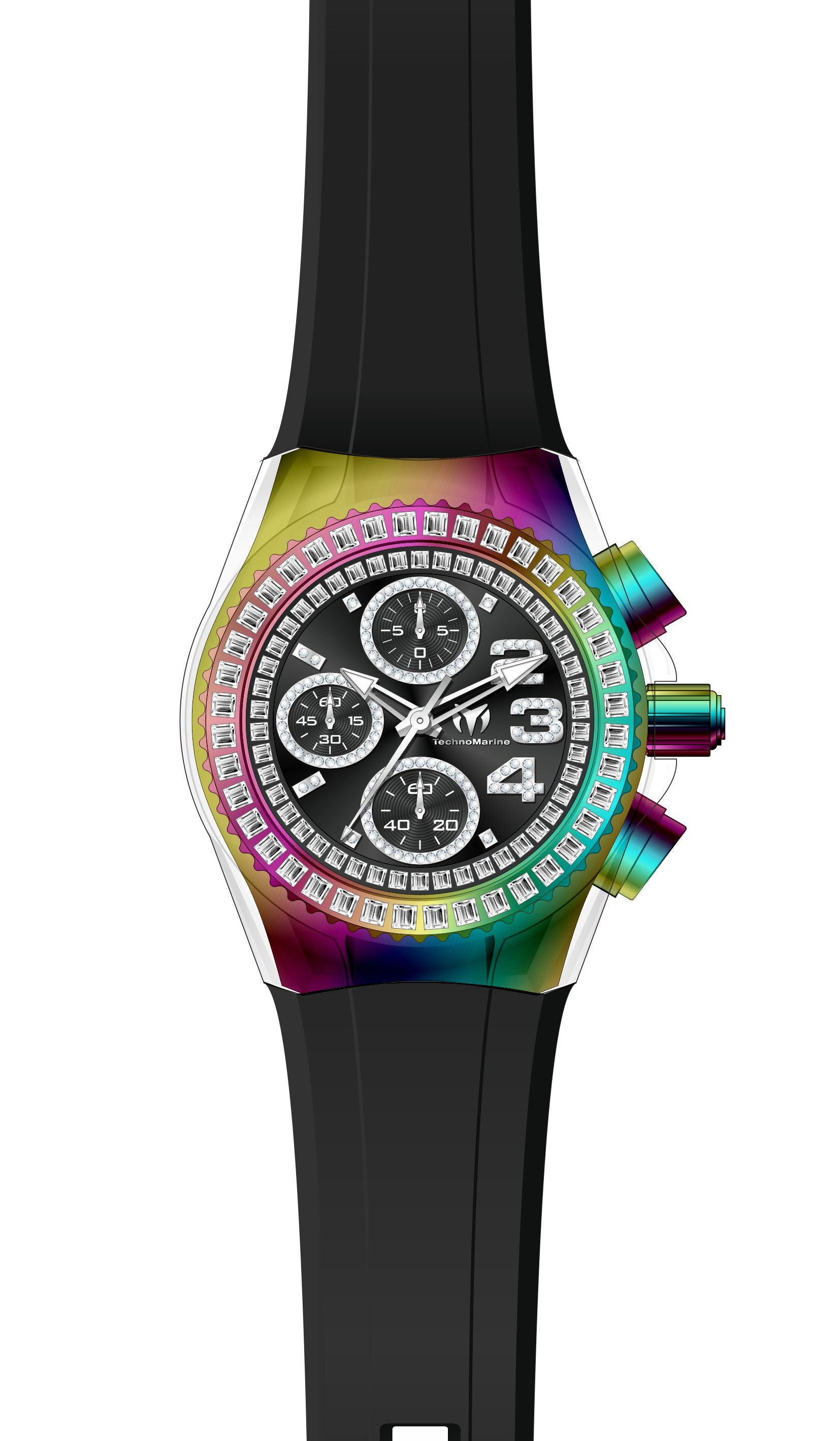 Band for Technomarine Cruise Glitz TM-121053