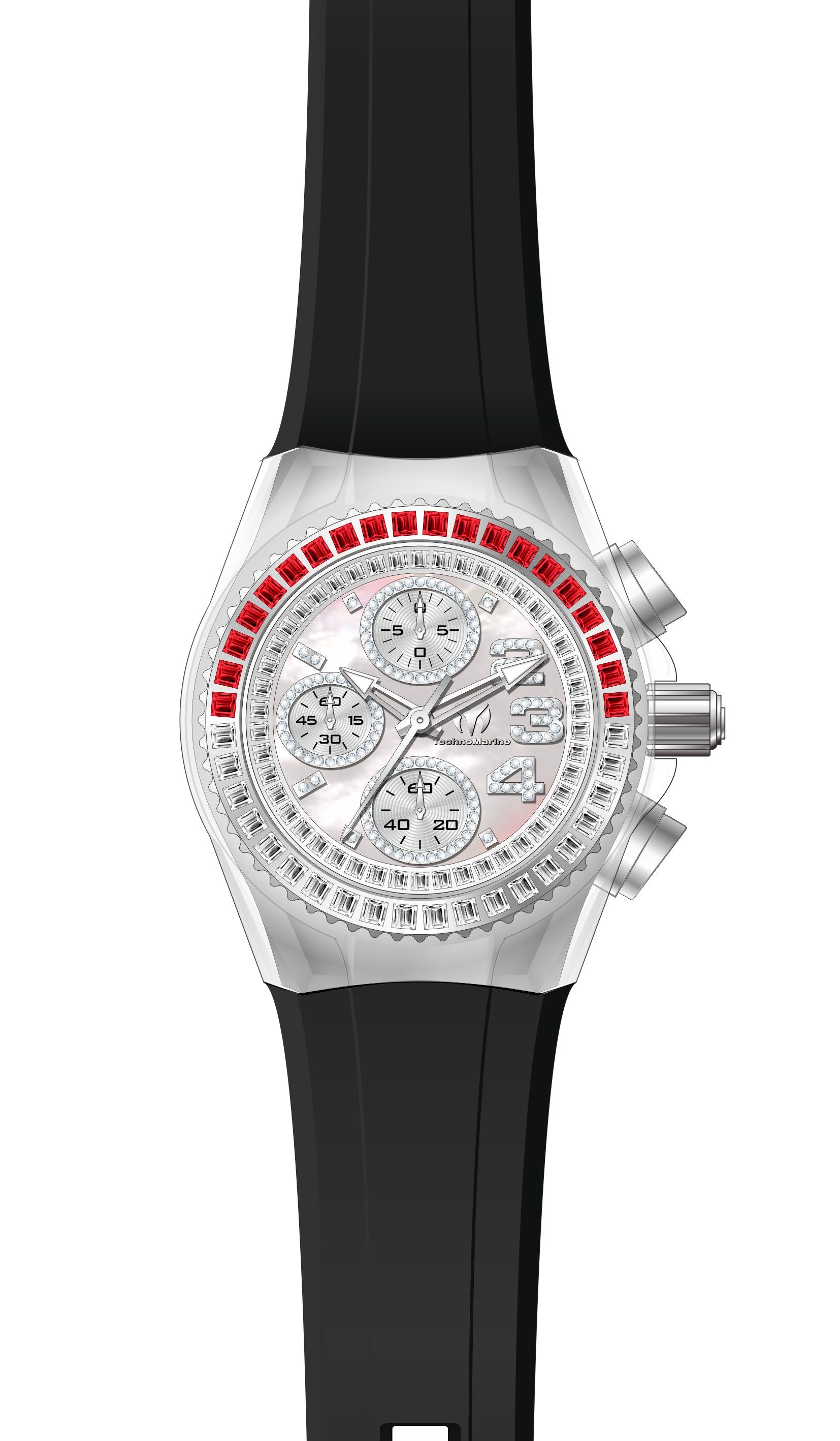 Band for Technomarine Cruise Glitz TM-121056