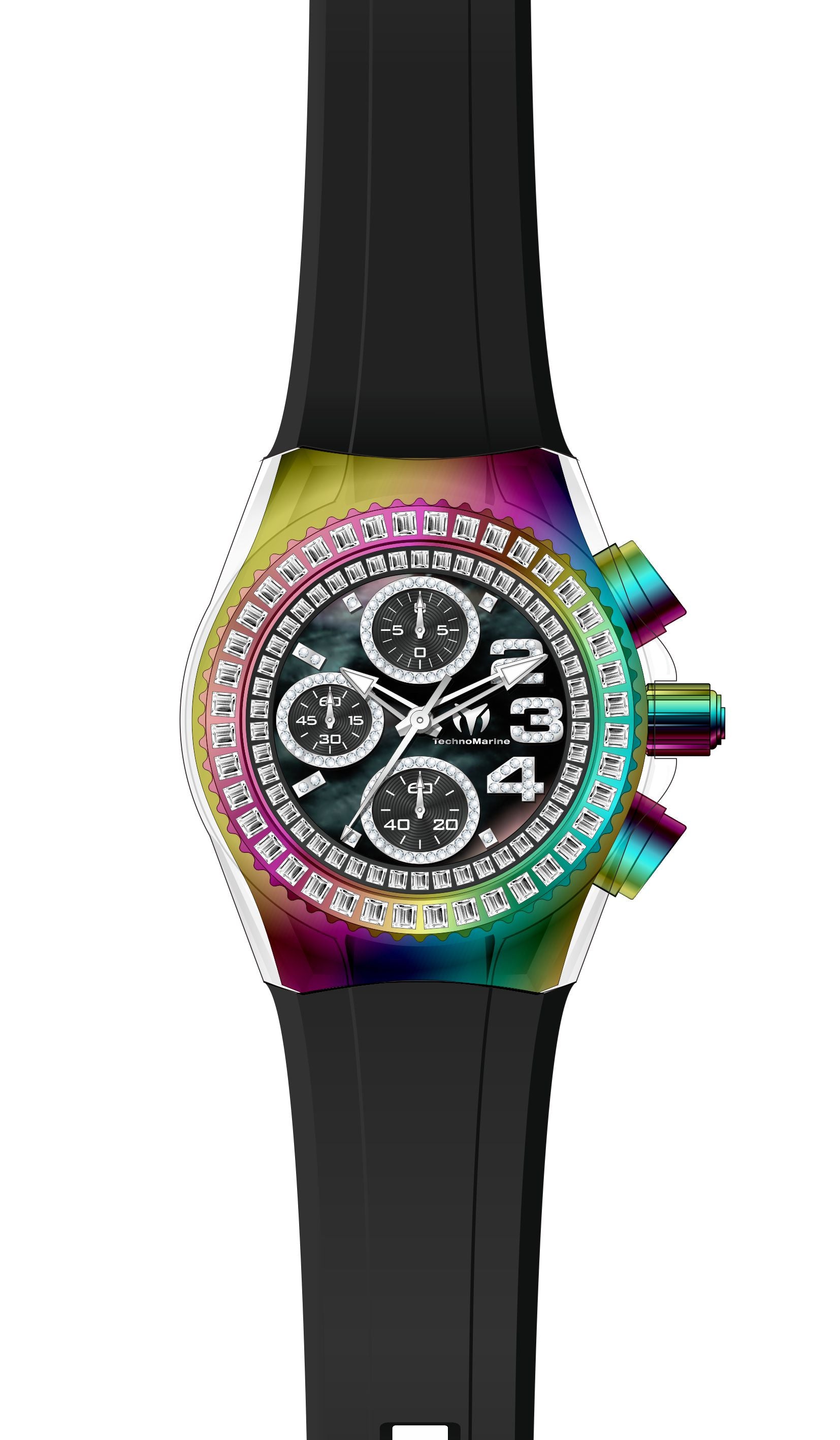 Band for Technomarine Cruise Glitz TM-121065