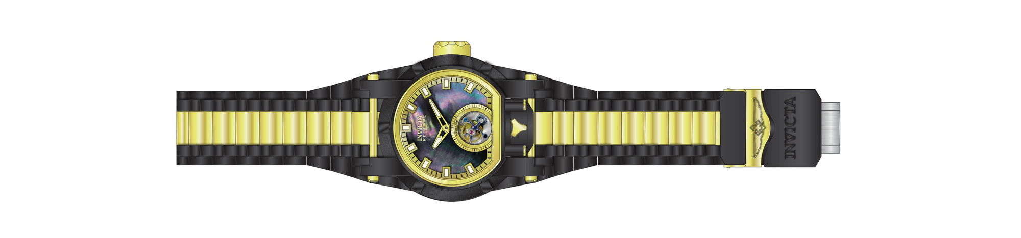 Band for Invicta Reserve Reserve Bolt Zeus Magnum Men 33334