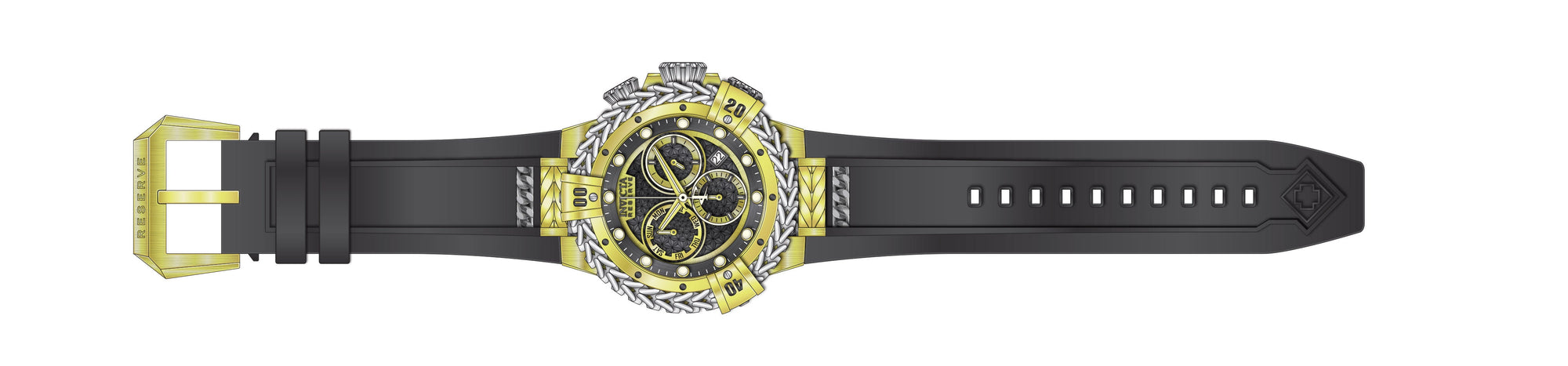 Band for Invicta Reserve Herc Men 33154