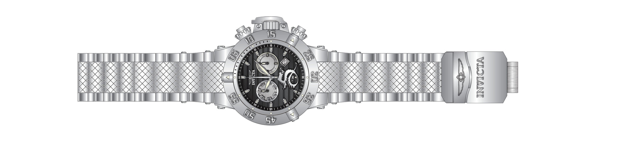 Band for Invicta Subaqua Noma III Men 33403
