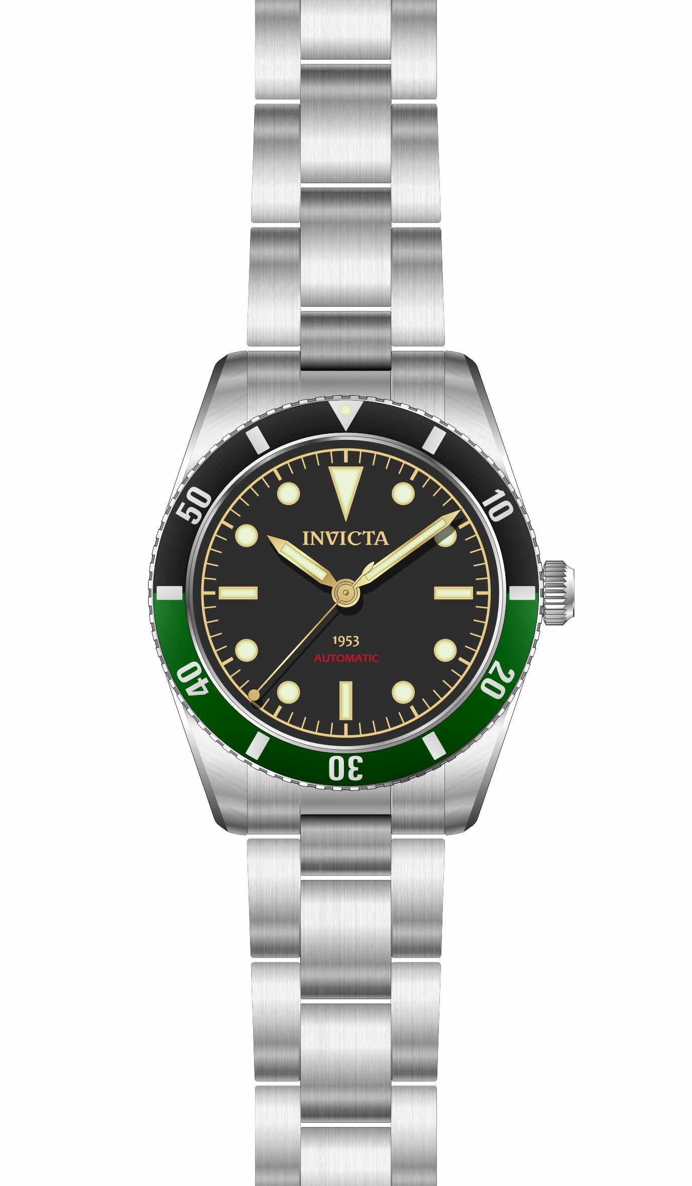 Band for Invicta Pro Diver Zager Exclusive Men 34335