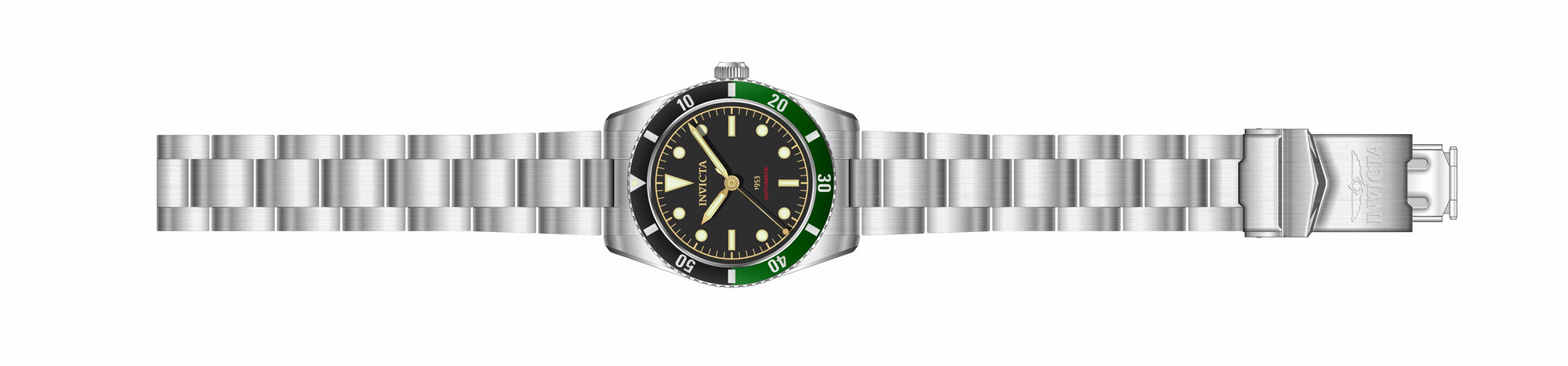 Band for Invicta Pro Diver Zager Exclusive Men 34335