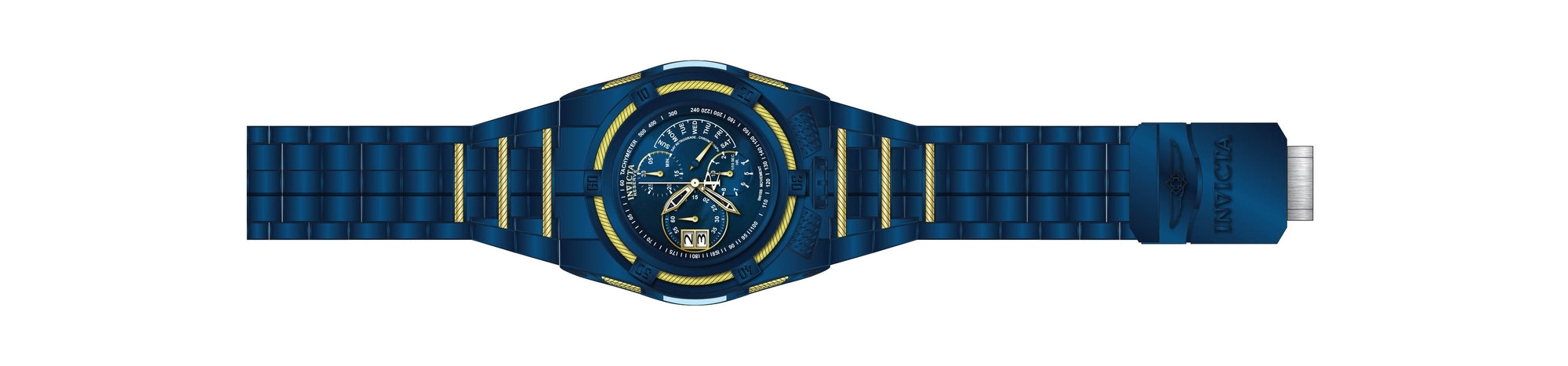 Band for Invicta Reserve Bolt Zeus Men Blue Label 34164