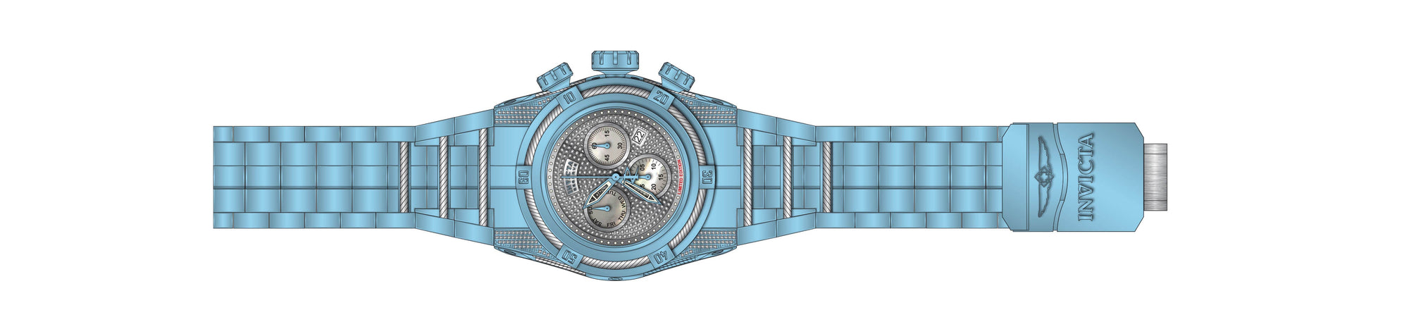 Band for Invicta Reserve Bolt Zeus Men 34331