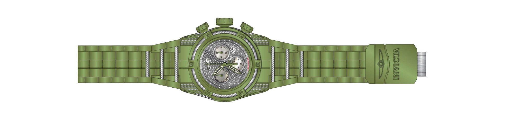 Band for Invicta Reserve Bolt Zeus Men 34332