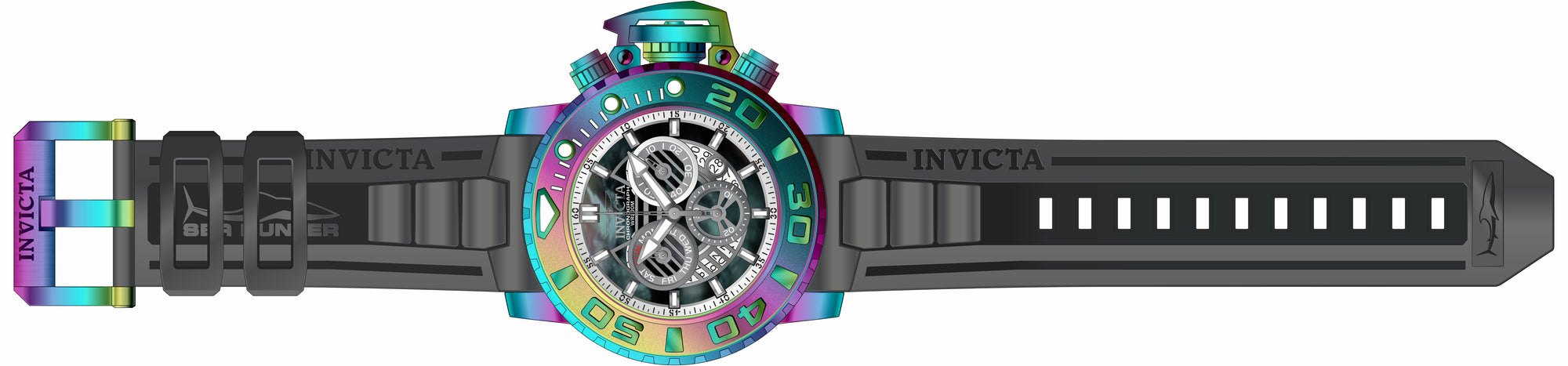 Band for Invicta Sea Hunter Men 34726