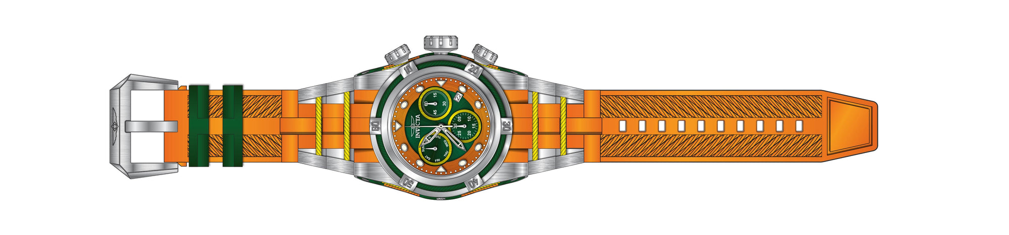 Band for Invicta Reserve Bolt Zeus Men 34481