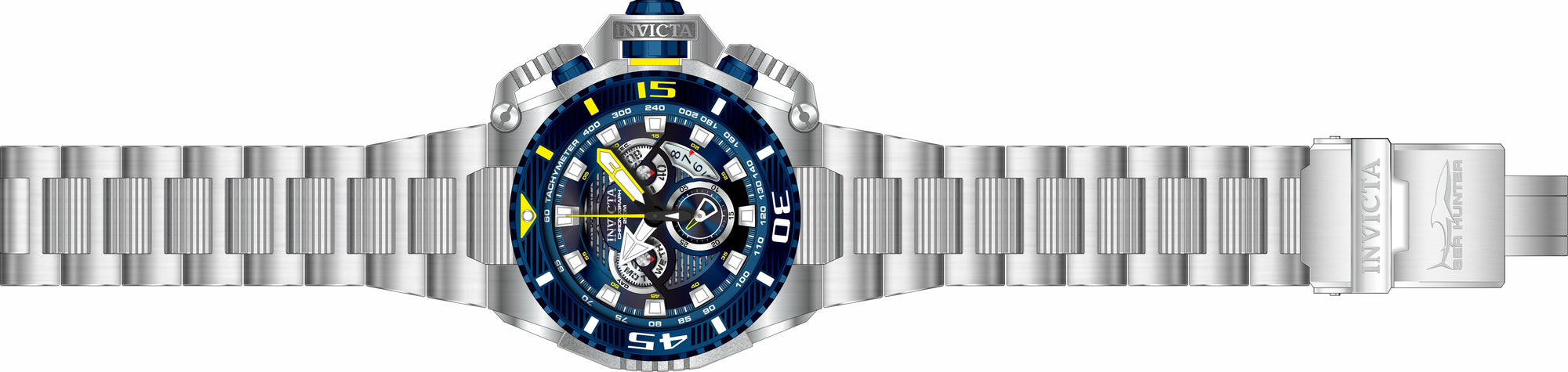 Band for Invicta Sea Hunter Men 35008