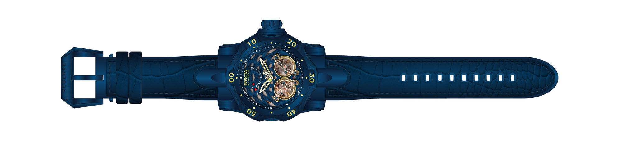 Band for Invicta Reserve Venom Men Blue Label 34475