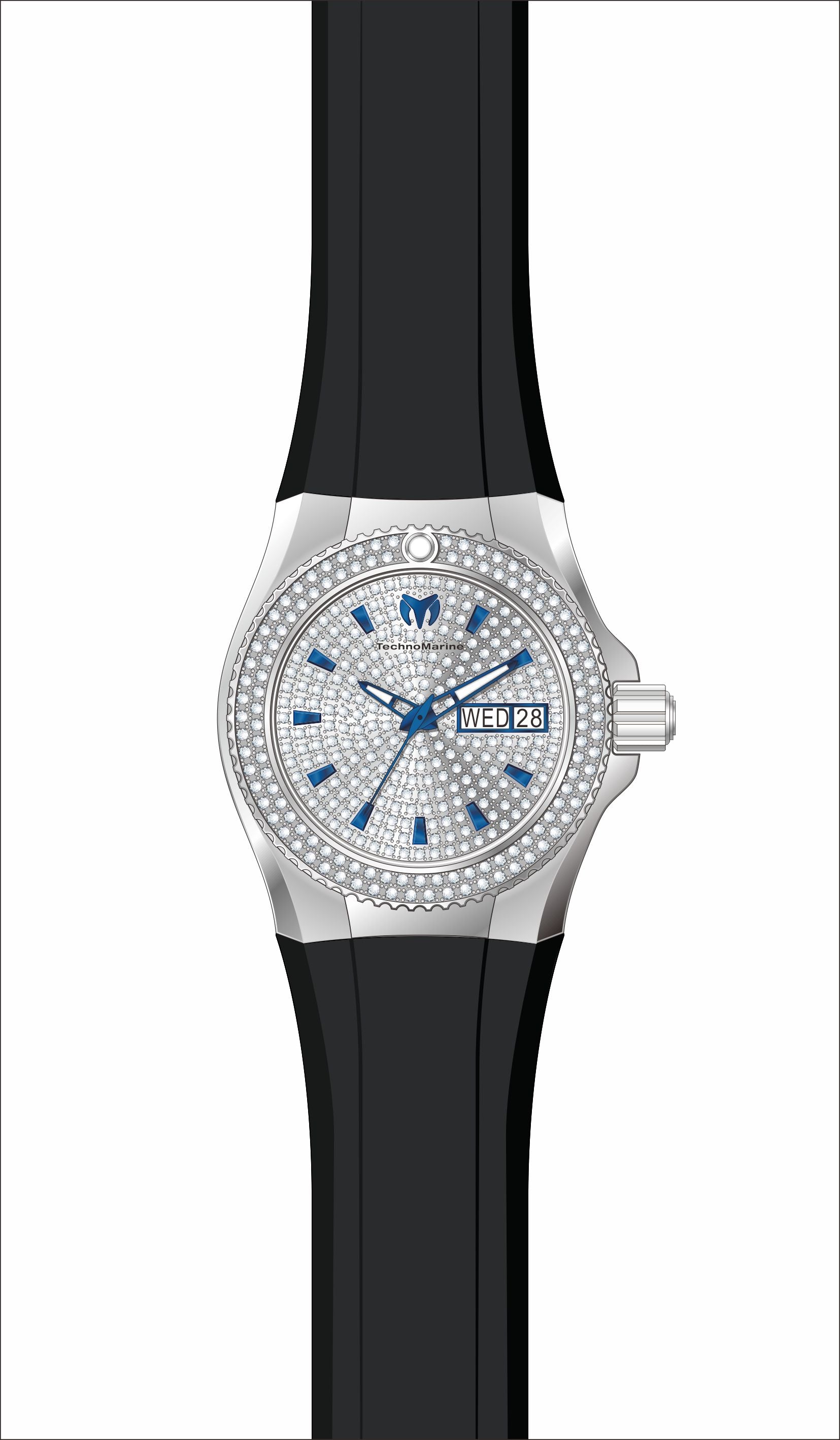 Band for Technomarine Cruise Diamond TM-121177
