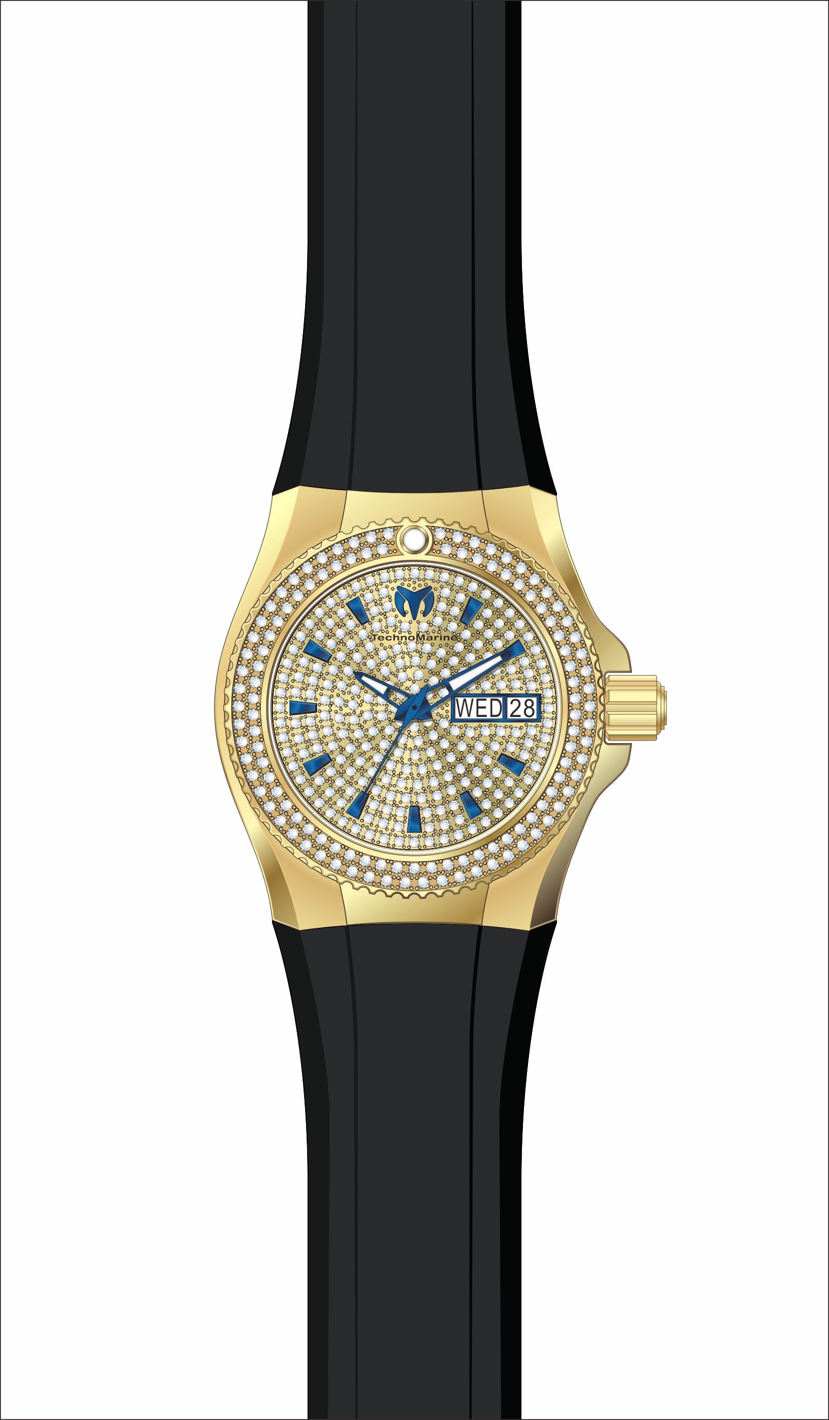 Band for Technomarine Cruise Diamond TM-121178