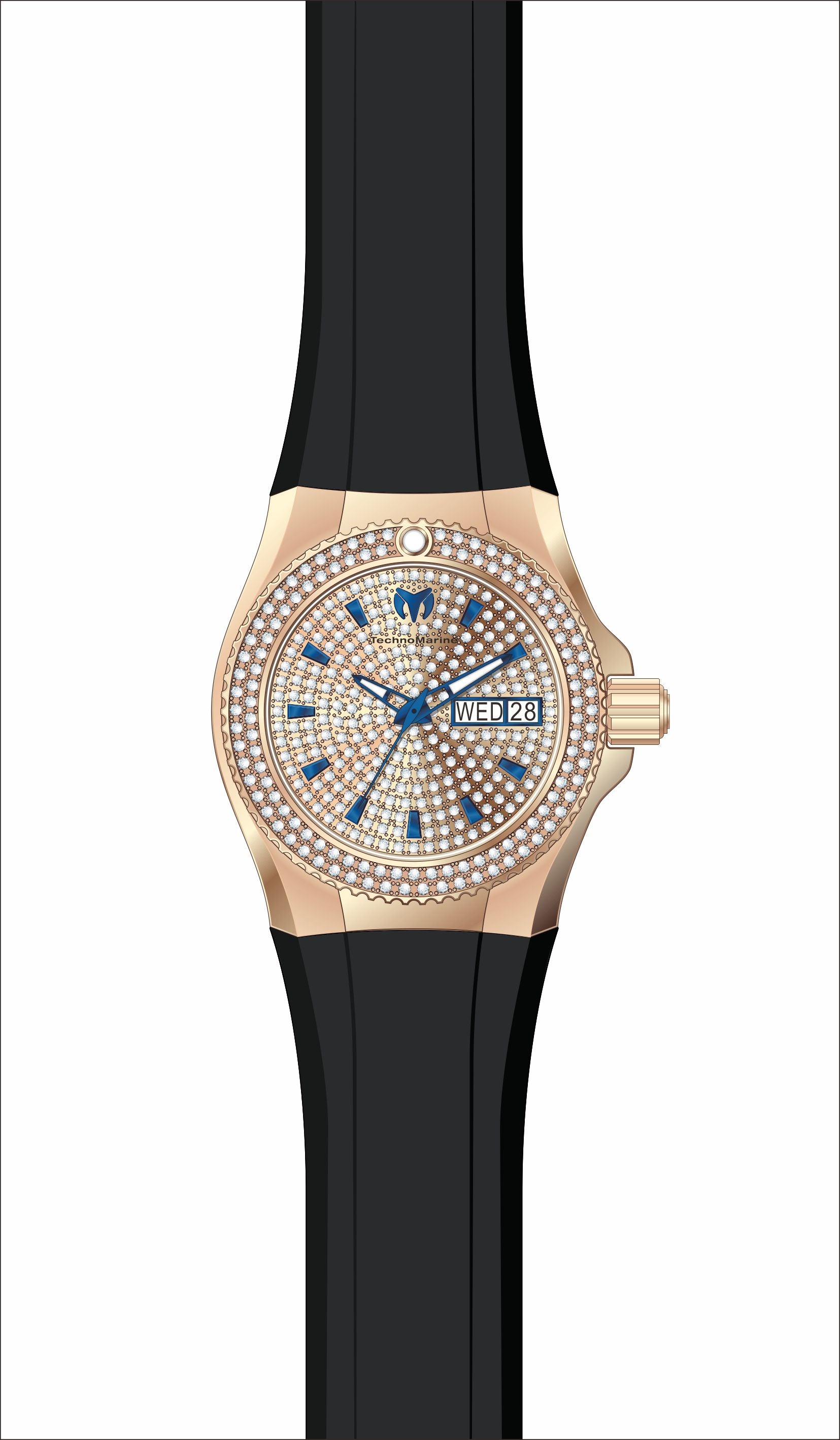 Band for Technomarine Cruise Diamond TM-121179