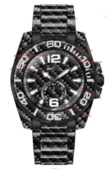 Parts for Invicta Specialty Men 35206