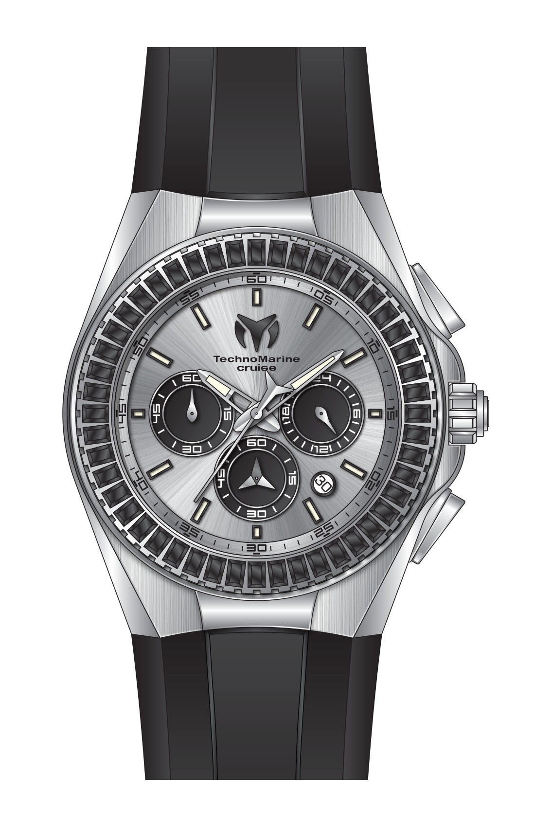 Band for Technomarine Cruise Steel TM-121143