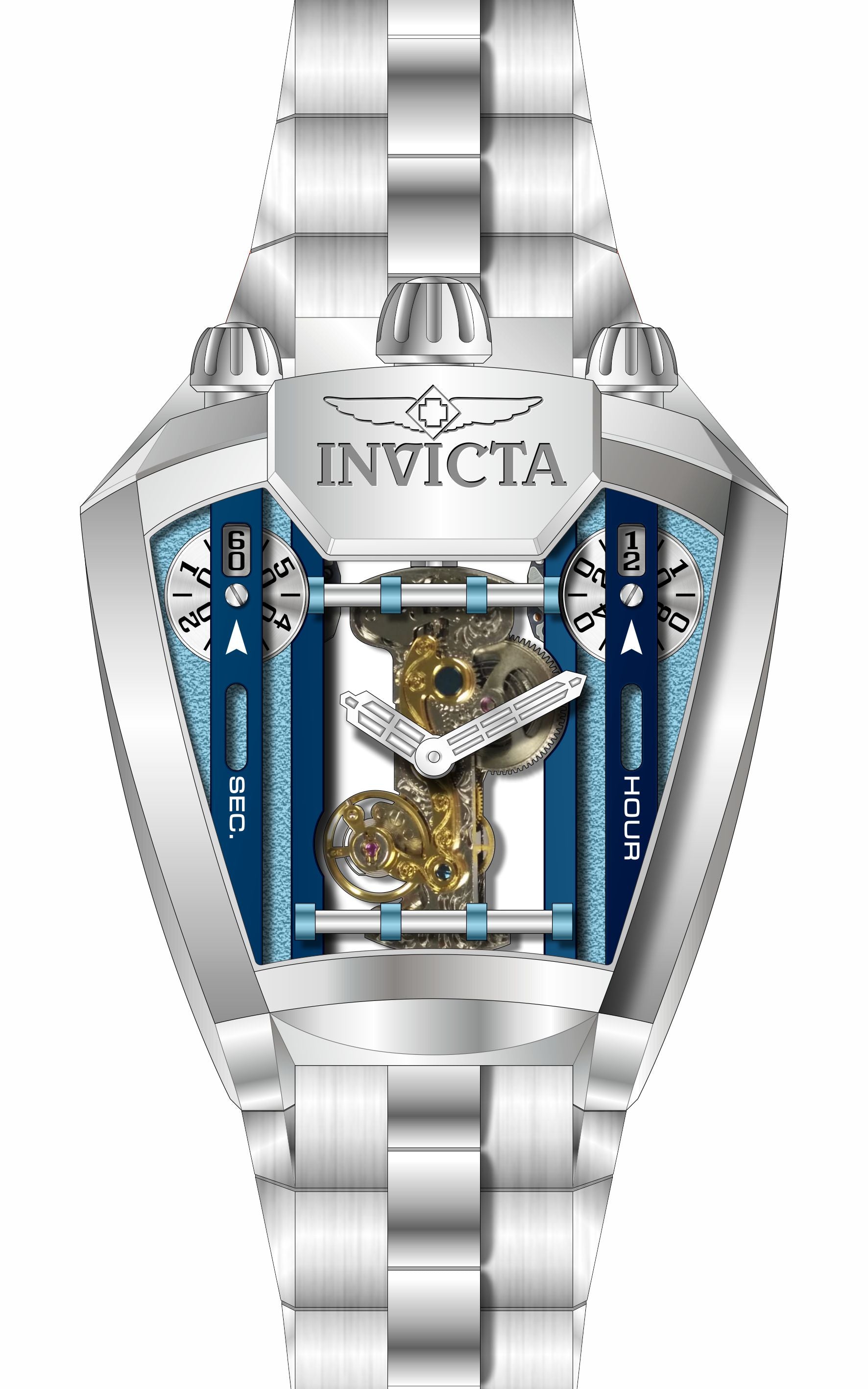Parts for Invicta Speedway Zager Exclusive Men 35455