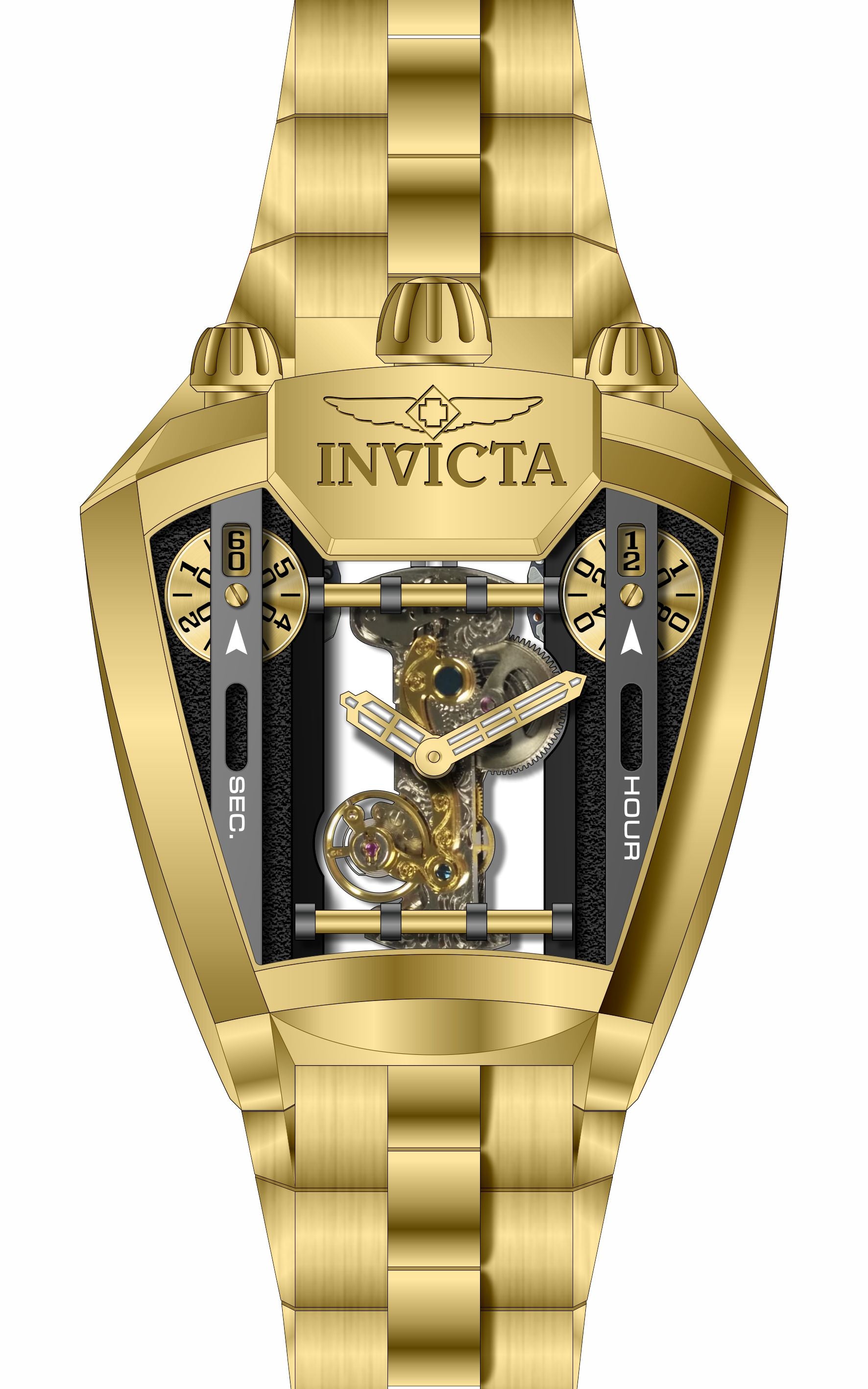 Parts for Invicta Speedway Zager Exclusive Men 35456