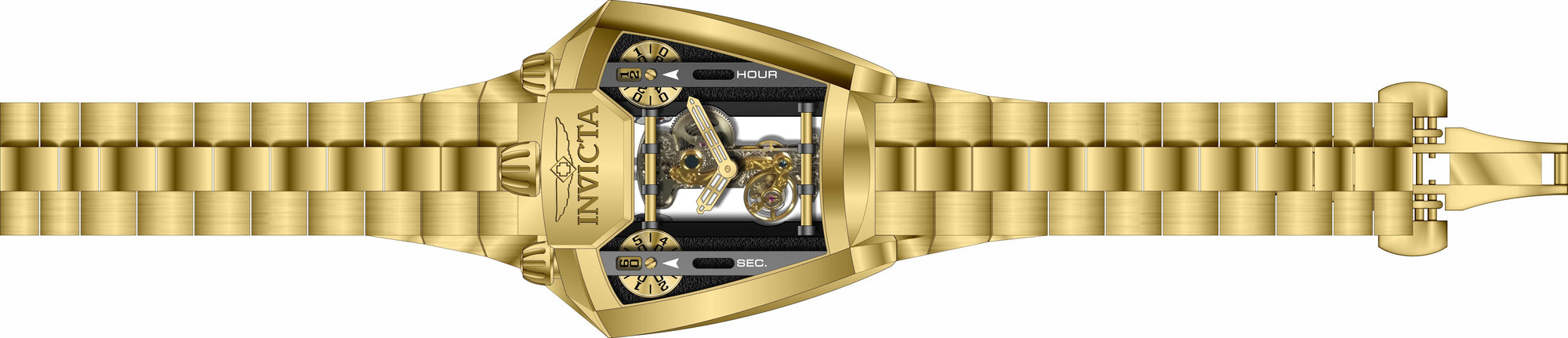 Band for Invicta Speedway Zager Exclusive Men 35456