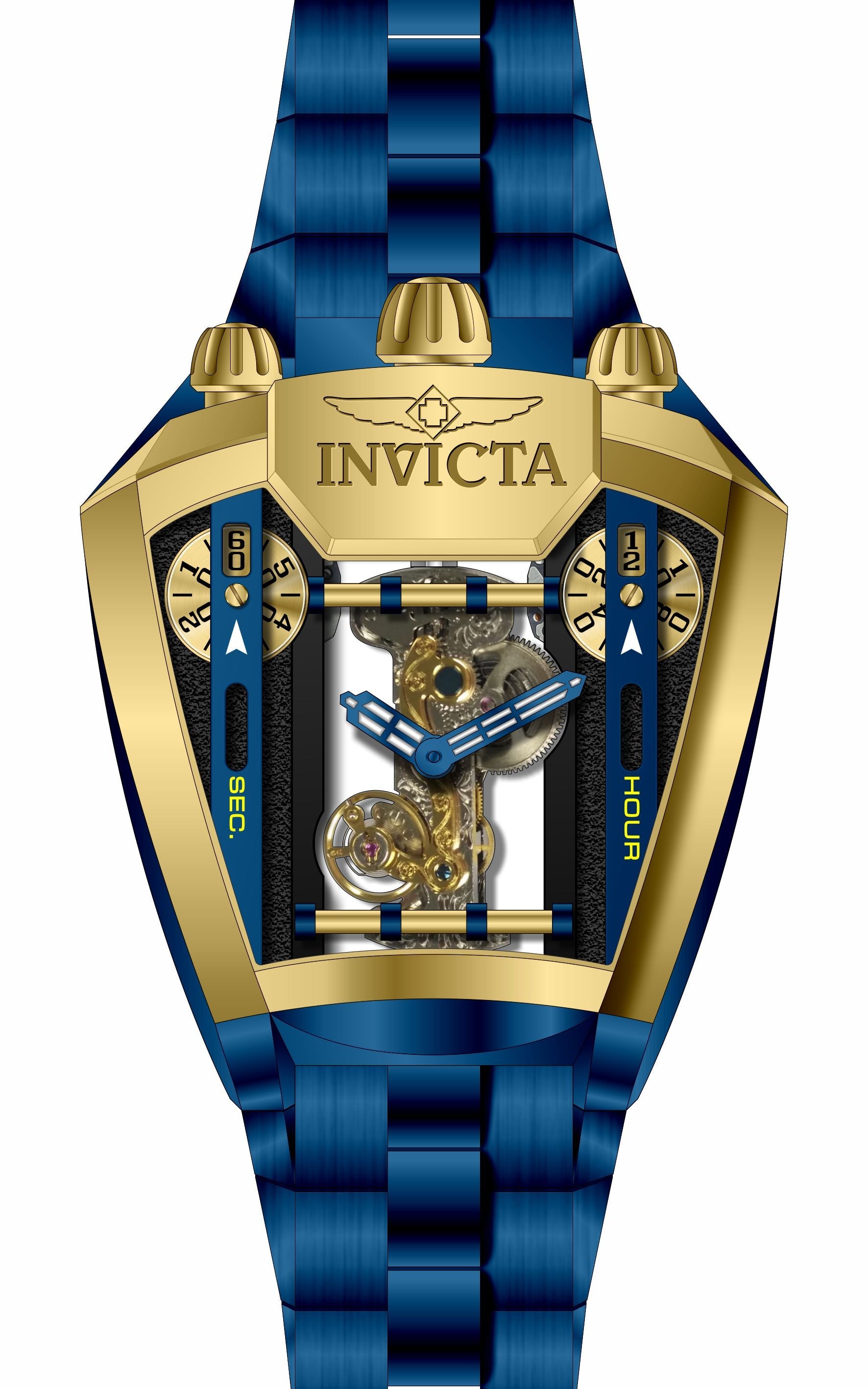 Parts for Invicta Speedway Zager Exclusive Men 35458