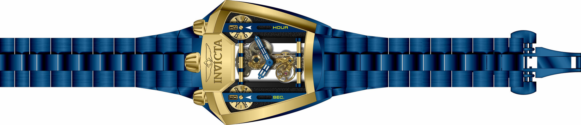 Band for Invicta Speedway Zager Exclusive Men 35458