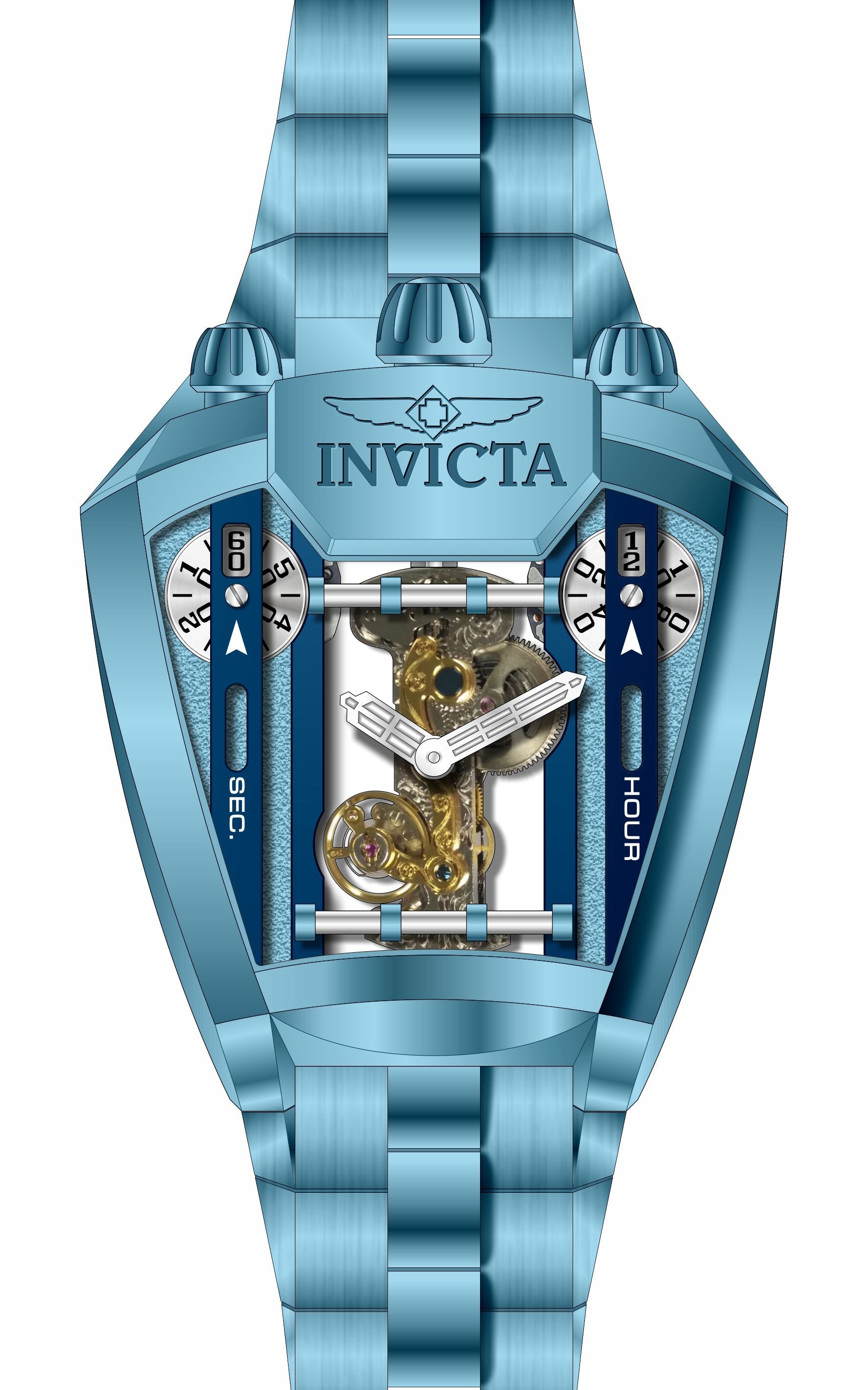 Parts for Invicta Speedway Zager Exclusive Men 35459
