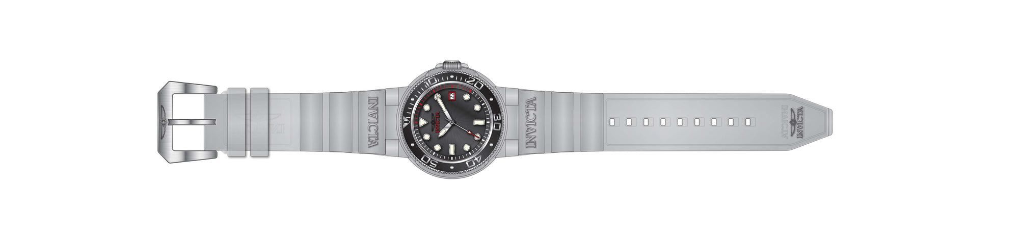 Band for Invicta Pro Diver Lady 35233