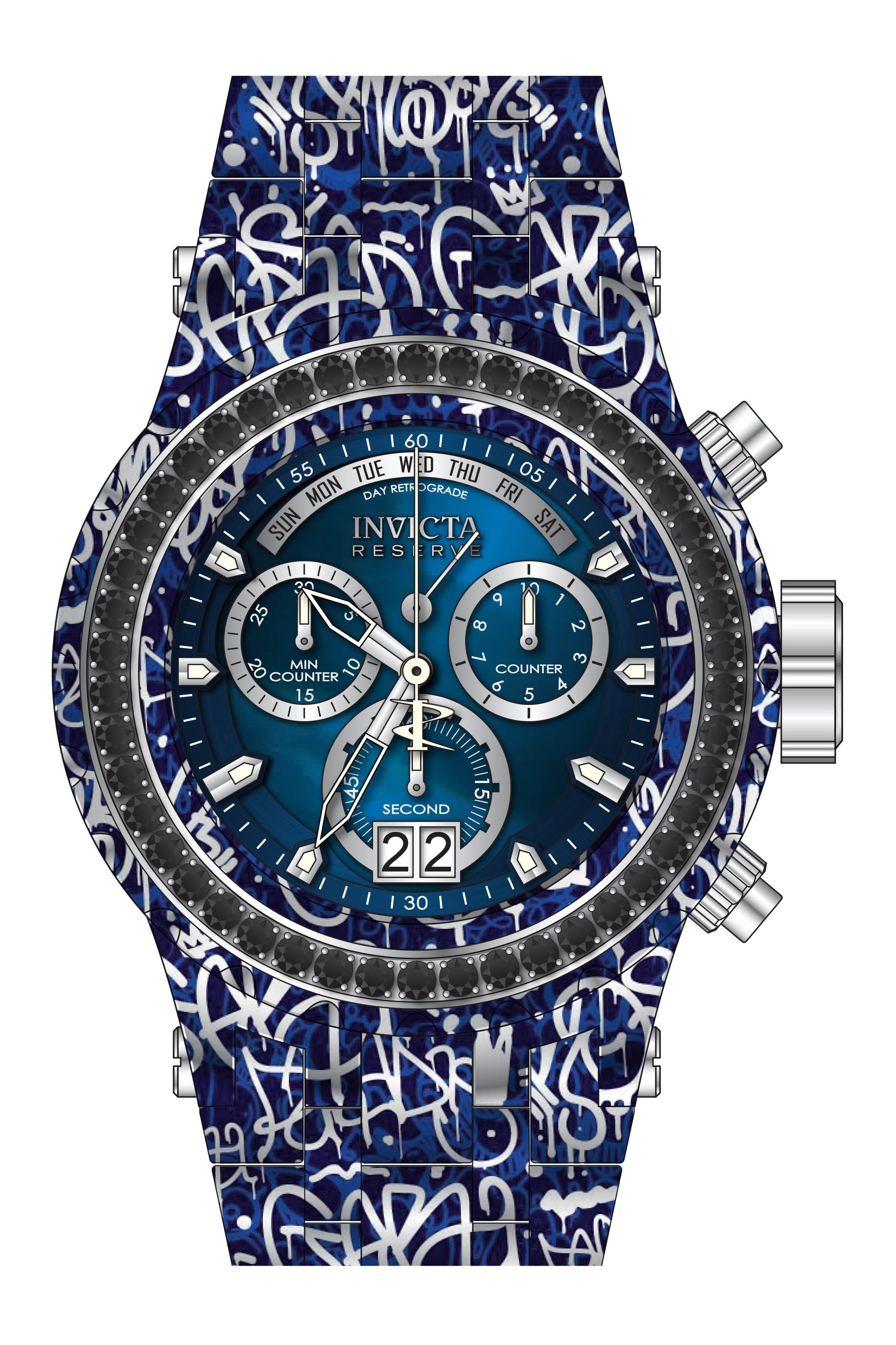 Band for Invicta Reserve Specialty Subaqua Men 35386