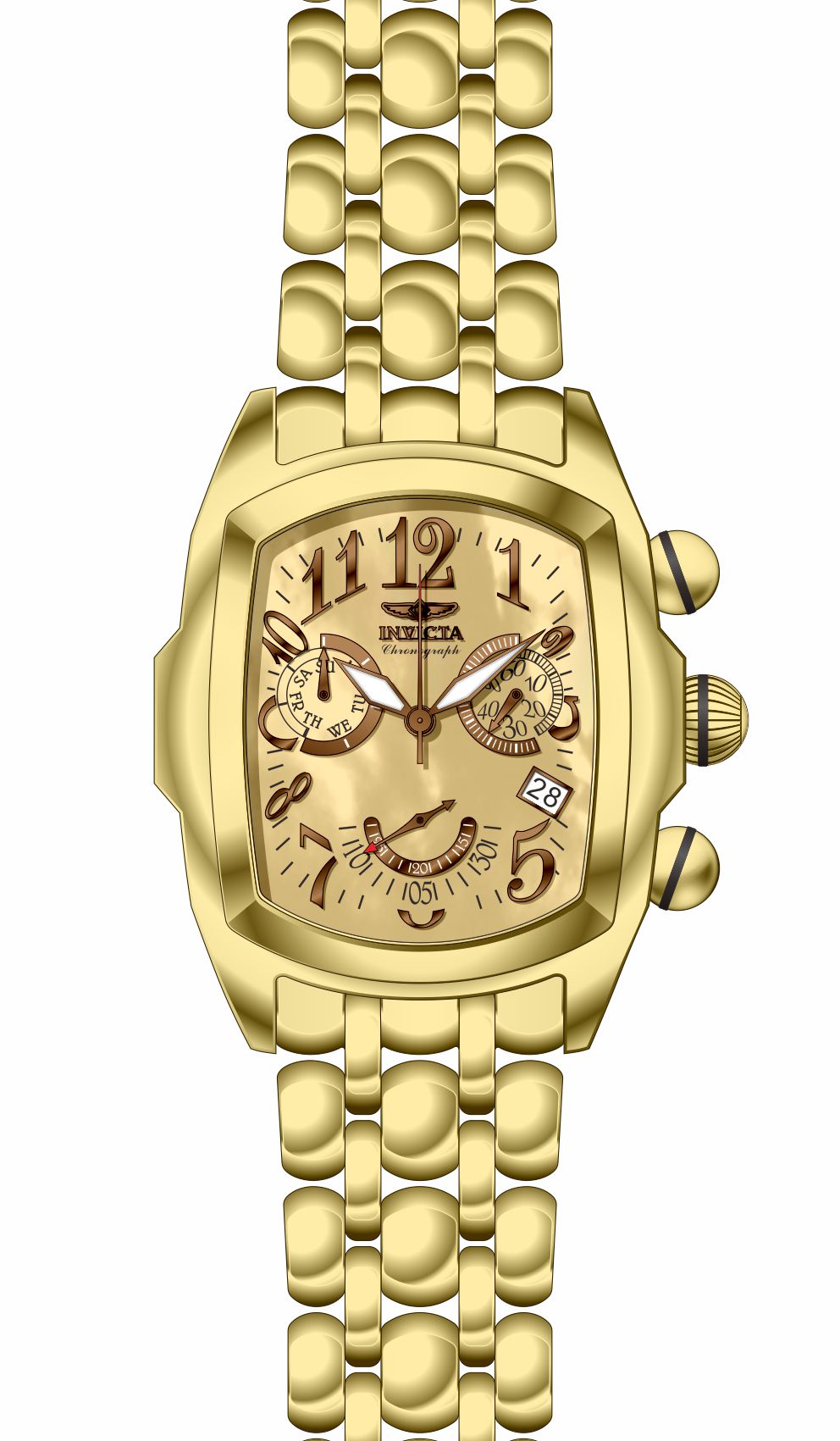 Parts for Invicta Lupah Men 36193