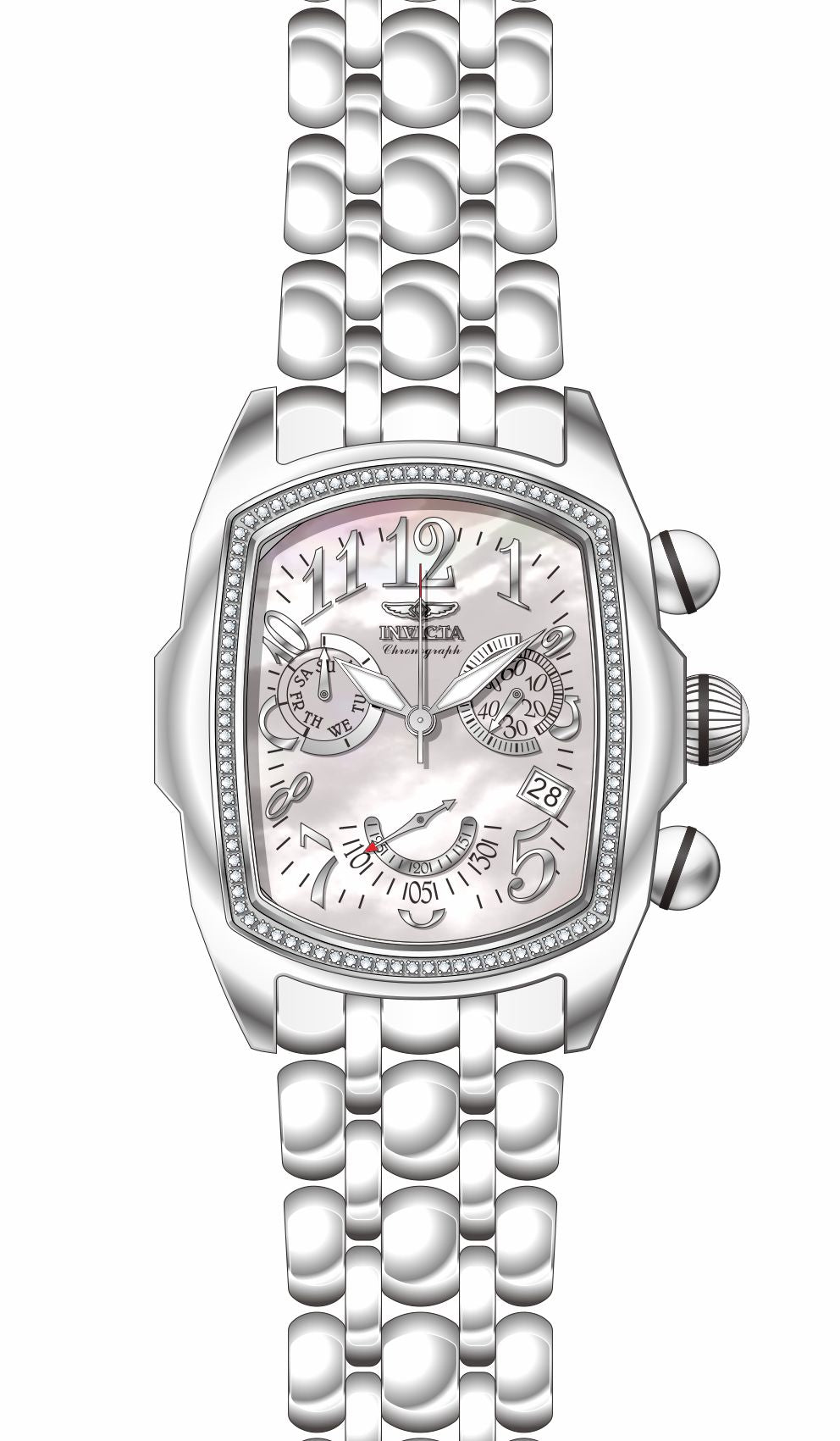 Band for Invicta Lupah Men 36196