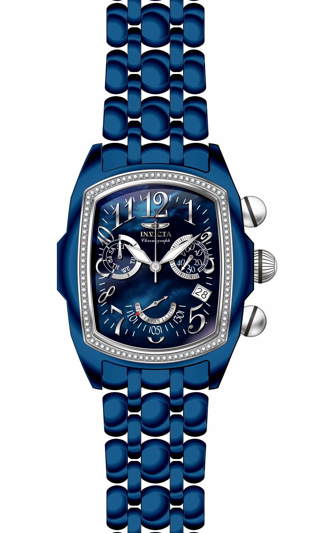 Parts for Invicta Lupah Men 36197