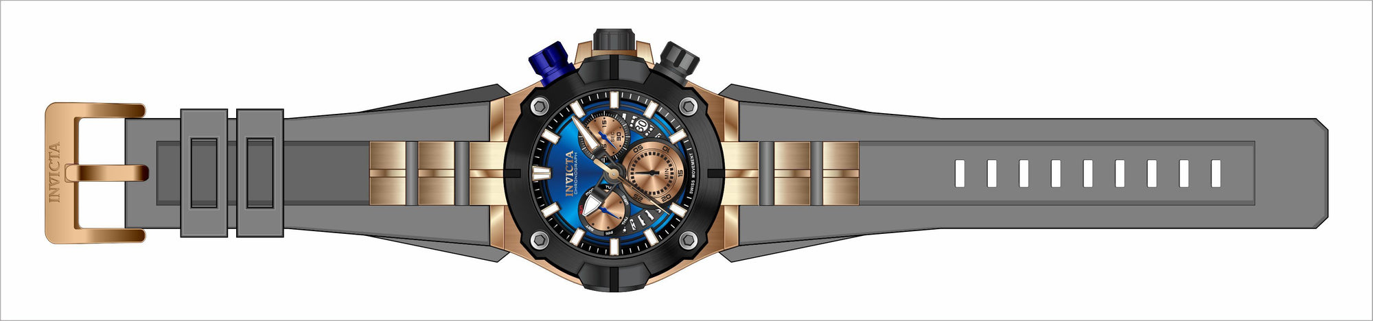 Band for Invicta Sea Hunter 32137