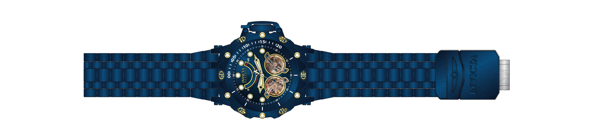 Band for Invicta Reserve Venom Men Blue Label 36018