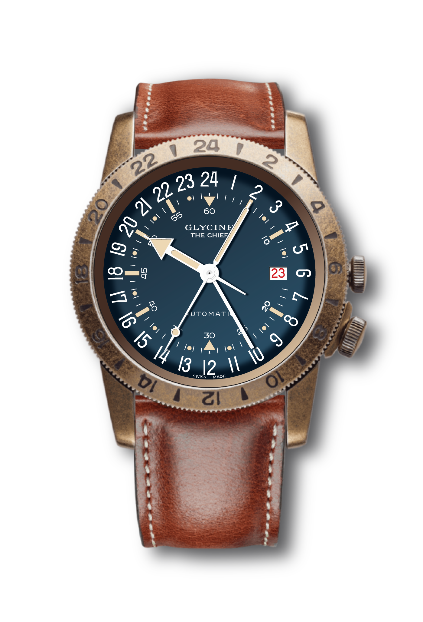 Parts for Glycine Airman Vintage "The Chief" 40 GMT Automatic GL0308