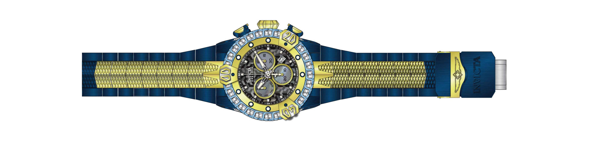 Band for Invicta Reserve Poseidon Men 36593