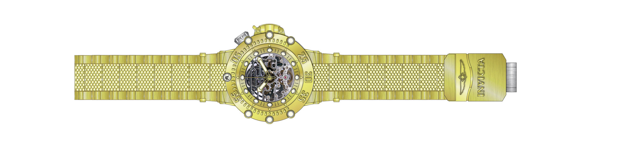 Band for Invicta Subaqua Men 36650