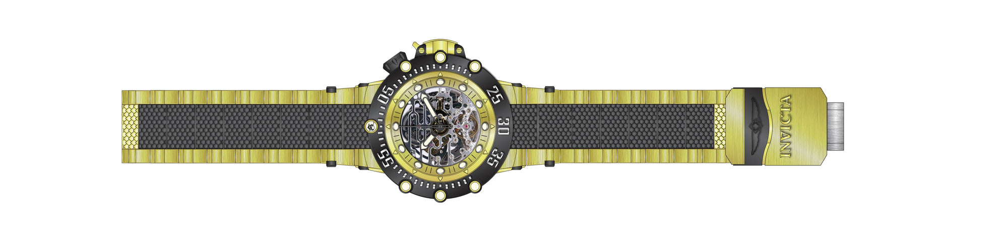 Band for Invicta Subaqua Men 36651