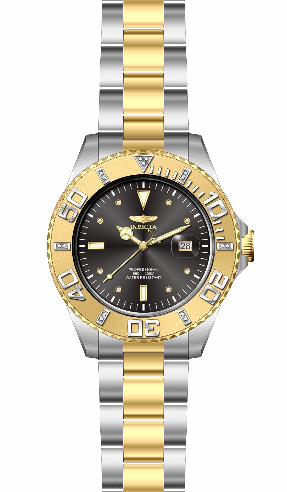 Parts for Invicta Pro Diver Zager Exclusive Men 37015