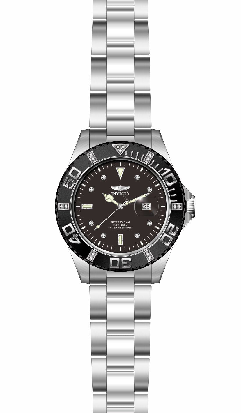 Band for Invicta Pro Diver Zager Exclusive Lady 37019