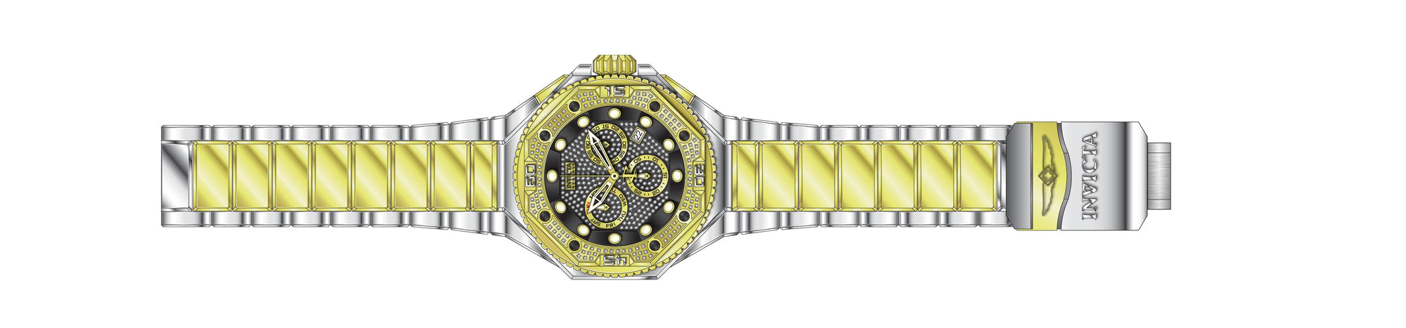 Parts for Invicta Reserve Pro Diver Men 36646