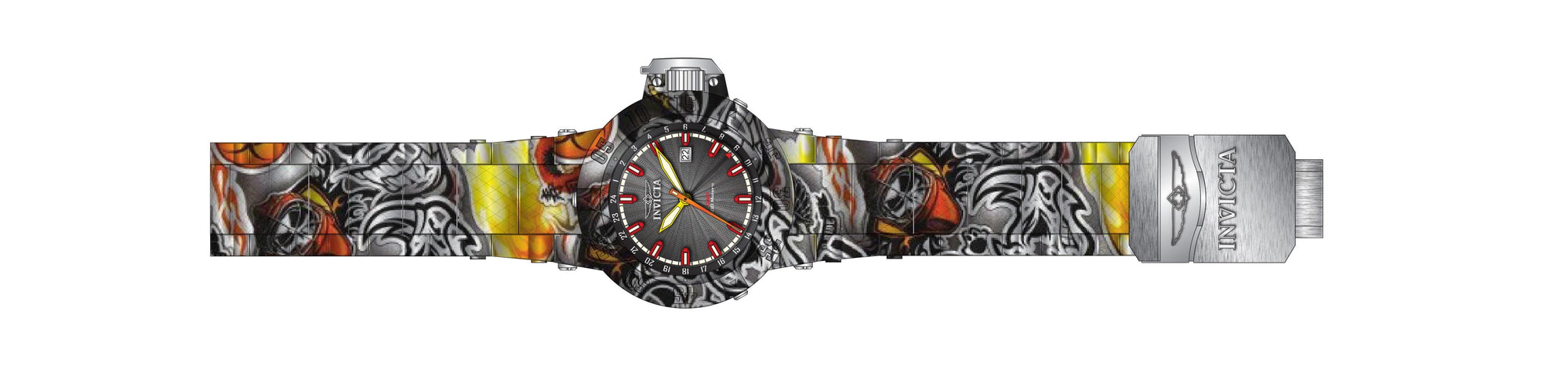 Band for Invicta Subaqua Zager Exclusive Men 36745