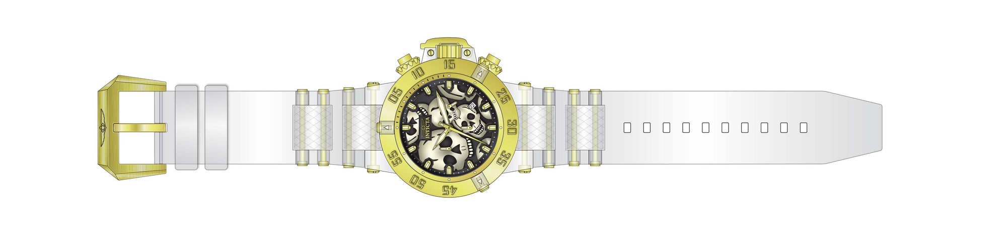 Parts for Invicta Subaqua Zager Exclusive Men 37328