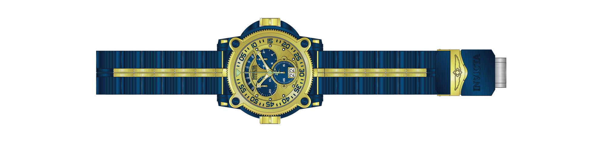 Band for Invicta Sea Hunter Warrior Men 37000