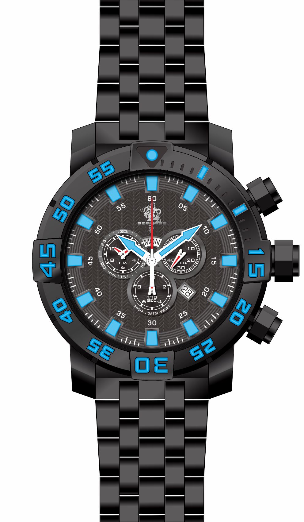Band for Invicta Sea Base Men 38231