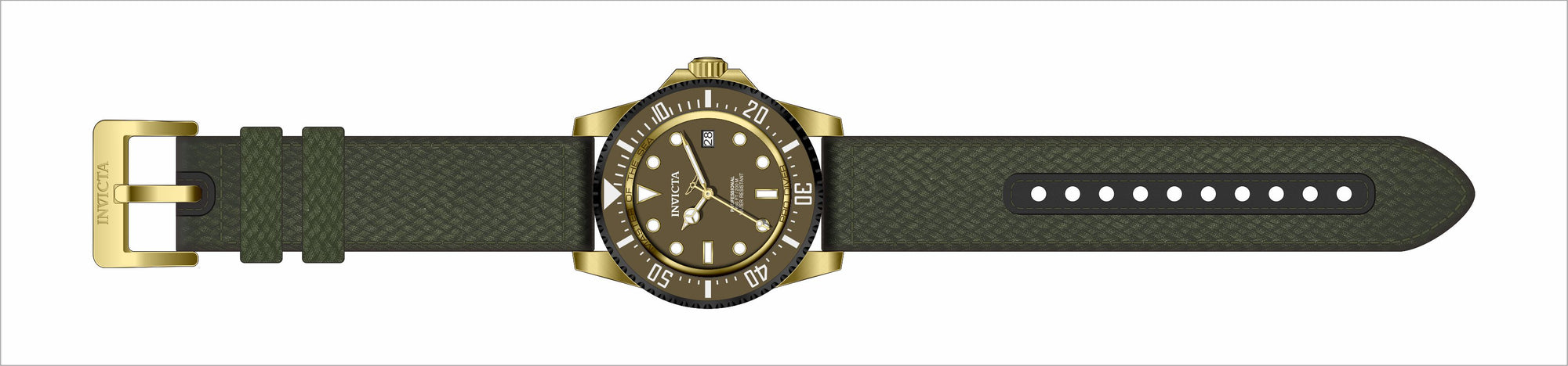 Band for Invicta Pro Diver Men 38240